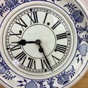 Vintage Blue Onion Wall Clock German Movement Need