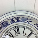 Vintage Blue Onion Wall Clock German Movement Need