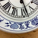 Vintage Blue Onion Wall Clock German Movement Need