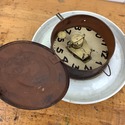 Vintage Blue Onion Wall Clock German Movement Need