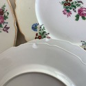 12 T&V Limoges Dinner Plates La Cloche Gold Trim F