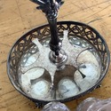 Vintage Silverplate Cruet Set 6 Cruets Round Circu