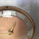 Art Deco Vintage Copper Silver Metal Mantel Desk C