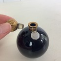 Vintage Arpege Lanvin Dark Glass Bulbous Bottle Go