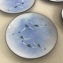 4 Bovano Cheshire of Conn Enamel Seagull Bird Coas