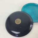 2 Turquoise Bovano Cheshire of Conn Coasters Small