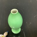 Art Deco Female Figure Perfume Bottle w Glass Daub