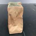 Rosenthal Brown Paper Bag Vase 4" tall Germany Cer