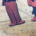 Vintage H.E. Luhrs Die Cut Halloween Cats Playing 