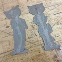 Vintage H.E. Luhrs Die Cut Halloween Cats Playing 