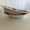 2 Oval Vegetable Serving Bowls Crown Ducal Bristol