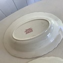 2 Oval Vegetable Serving Bowls Crown Ducal Bristol
