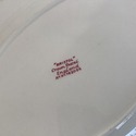 Crown Ducal Bristol Platter Red Pink Transferware 