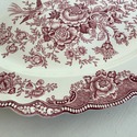 Crown Ducal Bristol Serving Platter 16" L Red Pink