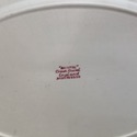 Crown Ducal Bristol Serving Platter 16" L Red Pink