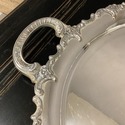 Vintage Orig Alt Hedelberg Alpaca Plated Tray Serv
