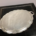 Vintage Orig Alt Hedelberg Alpaca Plated Tray Serv