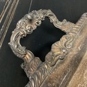 Vintage Silverplate Serving Tray Great Patina Shel