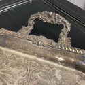 Vintage Silverplate Serving Tray Great Patina Shel