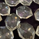 18 Vintage Large Chandelier Prisms Glass 8 Sided T