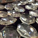 18 Vintage Large Chandelier Prisms Glass 8 Sided T