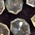 18 Vintage Large Chandelier Prisms Glass 8 Sided T