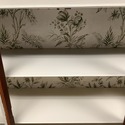Painted Canvas Off White Wood China Cabinet Drexel