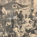 The Court of Cleopatra Large Framed Antique Print 
