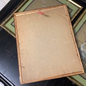3 Vintage Asian Water Fowl Bird Paintings Gold Foi