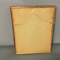 Vintage Asian Water Fowl Bird Painting Gold Foil F