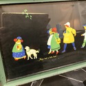 Vintage Print Mary Had A Little Lamb Silhouette Sa