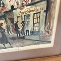 Franz Herbelot 1950s Lithograph Print Paris at Nig
