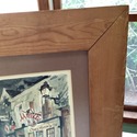 Franz Herbelot 1950s Lithograph Print Paris at Nig