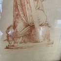 Antique Engraving Chalcography Saint John the Bapt