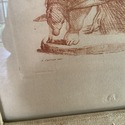 Antique Engraving Chalcography Saint John the Bapt