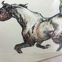 Henri de Toulouse-Lautrec Lithograph Print At the 