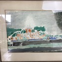 Signed Francis McCarthy 1949 Watercolor Philadelph