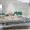 Signed Francis McCarthy 1949 Watercolor Philadelph