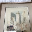 Kaza Kato Watercolor Painting Retro Street Chinese