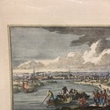 Antique Copper Engraving Port of Dresden Pieter Sc