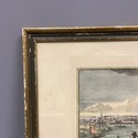 Antique Copper Engraving Port of Dresden Pieter Sc