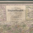 Map of Tennessee 1850 Thomas Cowperthwait Roads Di
