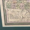 Map of Tennessee 1850 Thomas Cowperthwait Roads Di