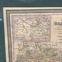 Map of Tennessee 1850 Thomas Cowperthwait Roads Di