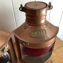 Pair Copper Port Starboard Oil Lamps Lanterns Made