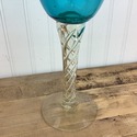 Blenko Glass 489 Large Goblet Chalice Turquoise Bl