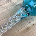 Blenko Glass 489 Large Goblet Chalice Turquoise Bl