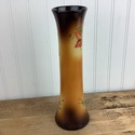 Antique IOGA Warwick Poppy Floral Vase Tall Slende