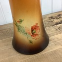Antique IOGA Warwick Poppy Floral Vase Tall Slende
