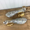 1950s Hollywood Regency Peacock Birds Set of 2 Lus